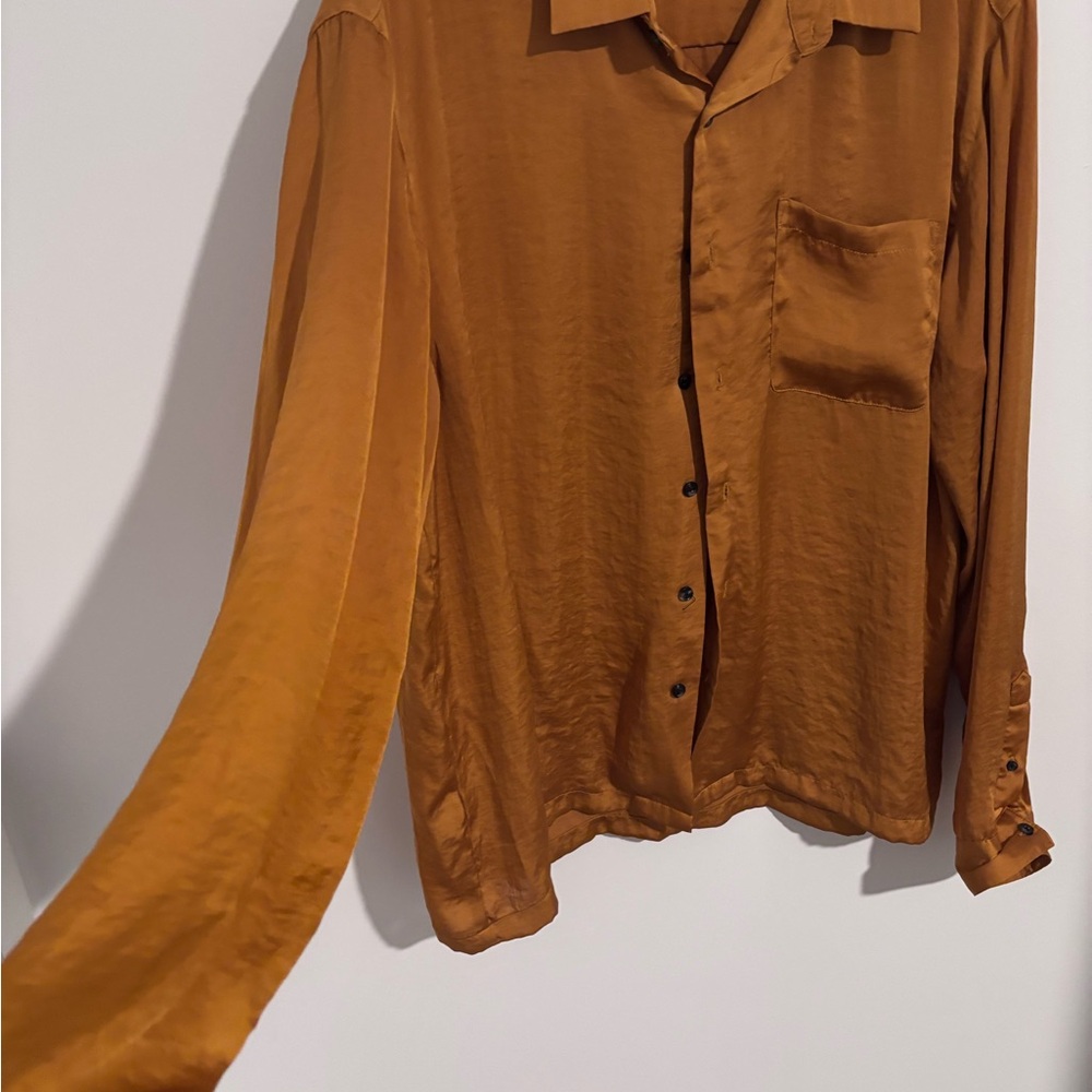Urban Outfitters Button-Up Shirt | Rust Colored | Large